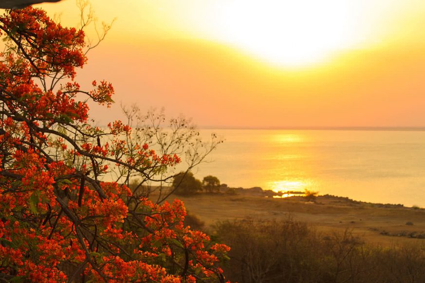 Sunset Over Itezhi Itezhi Dam