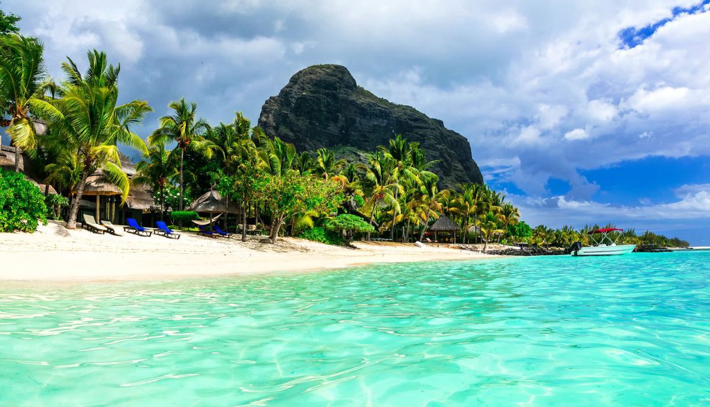 Beach on Mauritius Island