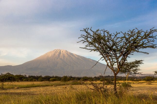 Meru Mountain in Arusha, Northern Tanzania, Africa