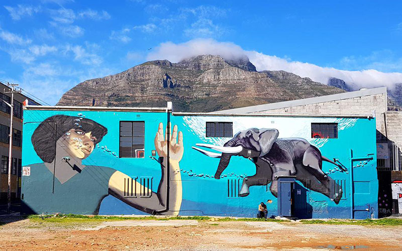 Art Mural in Cape Town, Africa