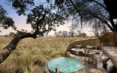 Sandibe Okavango Safari Lodge, Okavango Delta, Botswana.