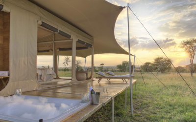 Roving Bushtops, Great Migration mobile camp, Serengeti National Park.