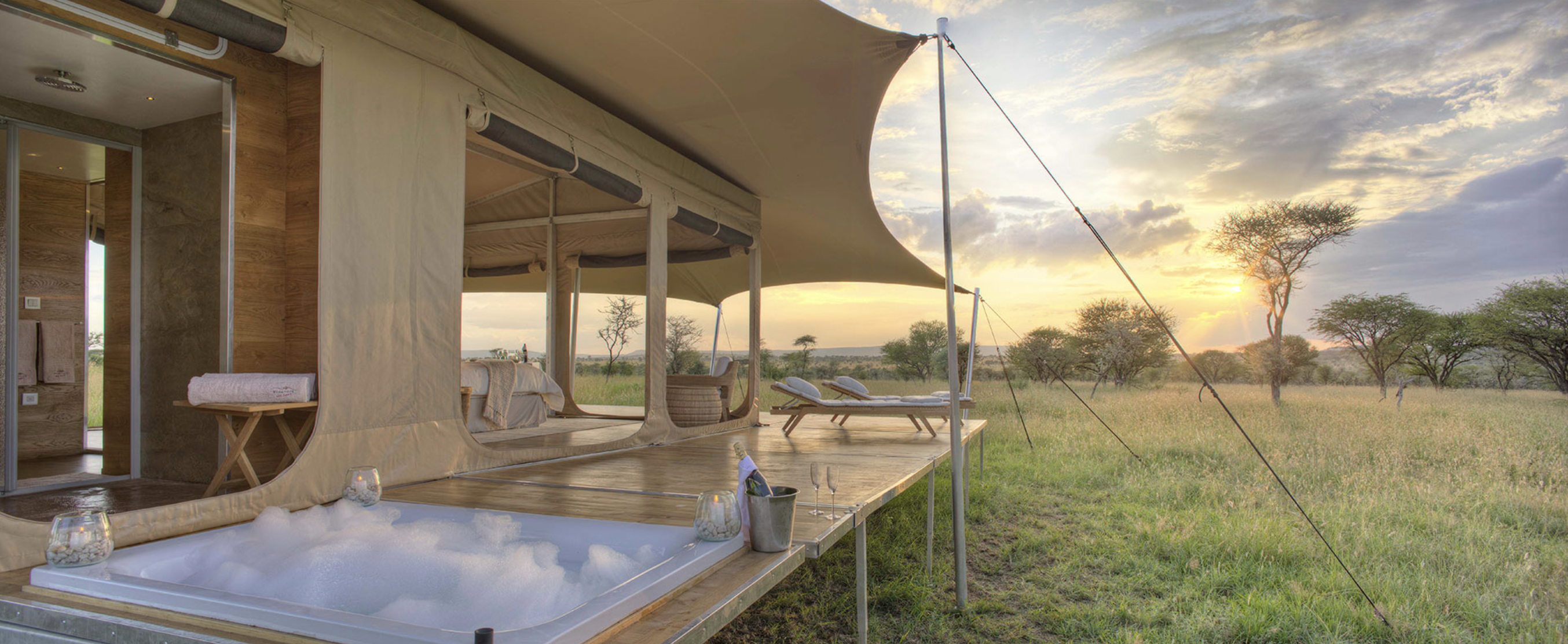 Best way to see the Great Migration, private luxury mobile safari camp – The Explorations Company