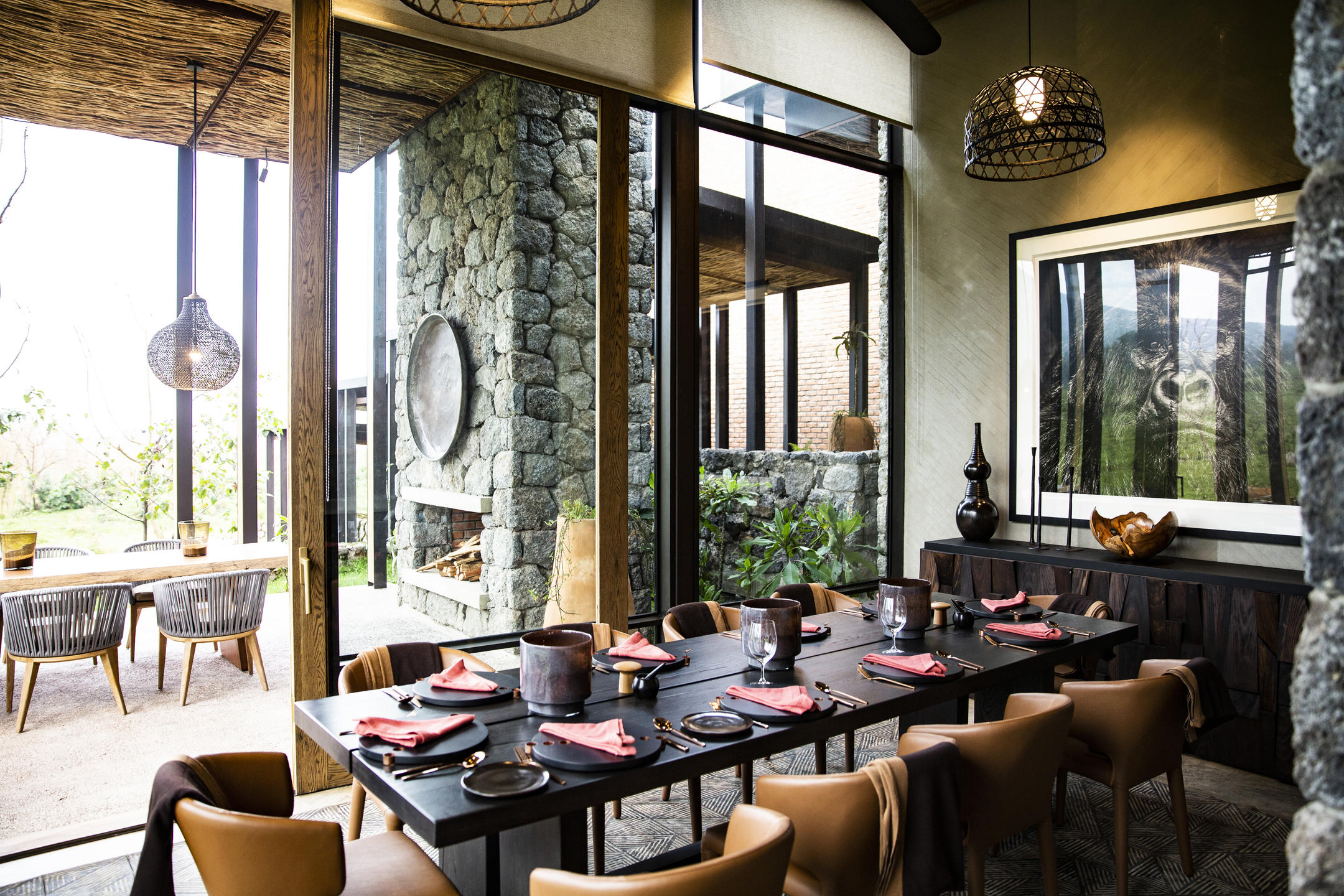 Singita Kataza House, Volcanoes National Park, Rwanda.