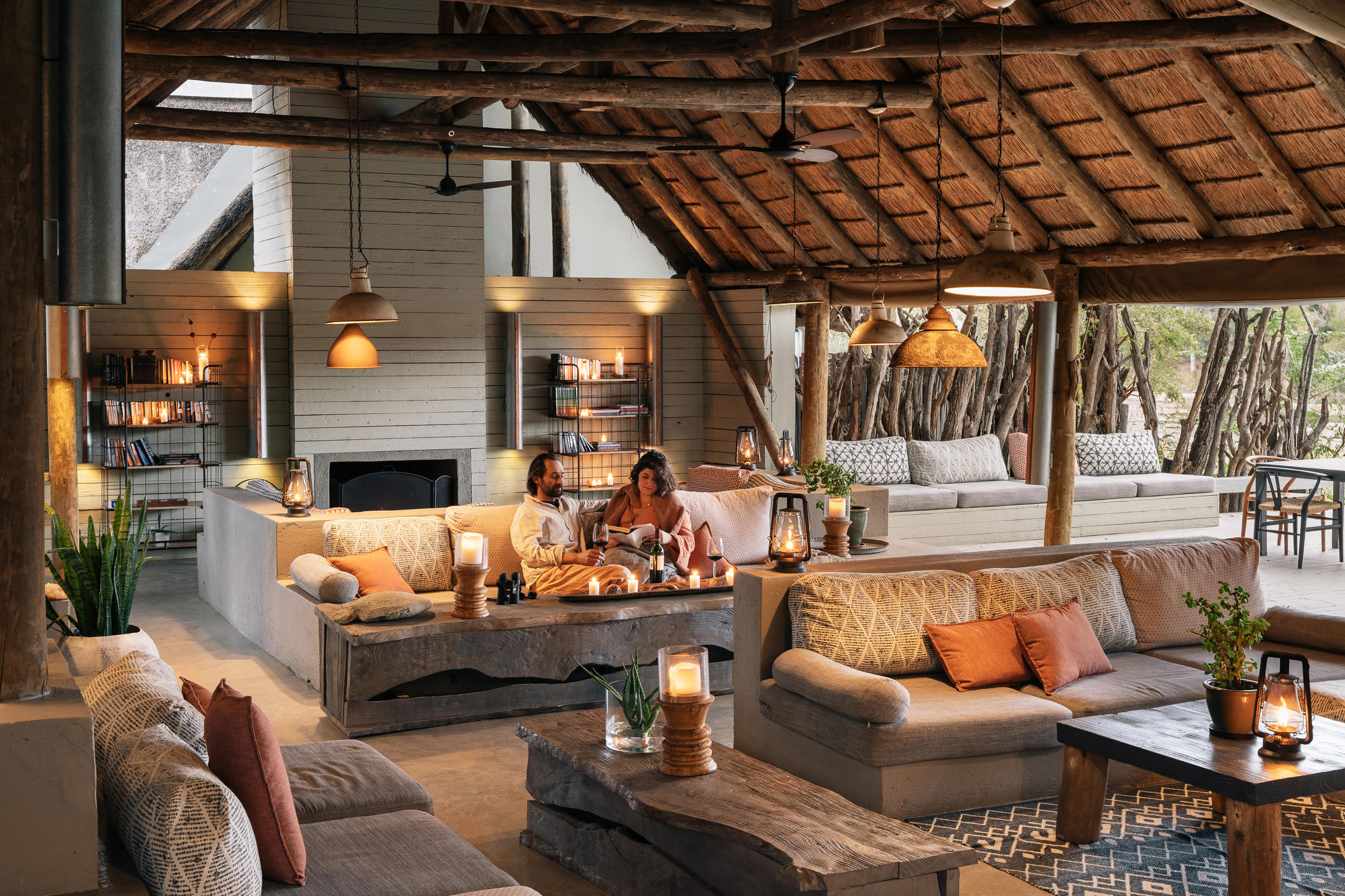 Simbavati River Lodge, Timbavati Game Reserve, South Africa.