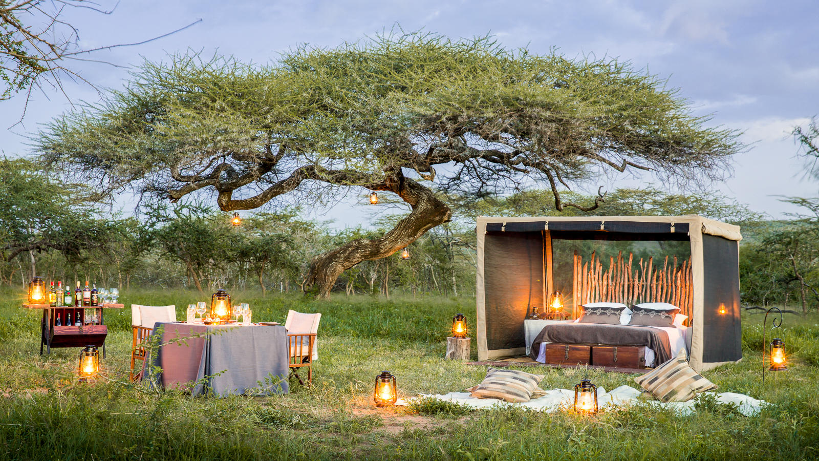 Legendary Expeditions, fly camping experience in the Serengeti National Park, Tanzania