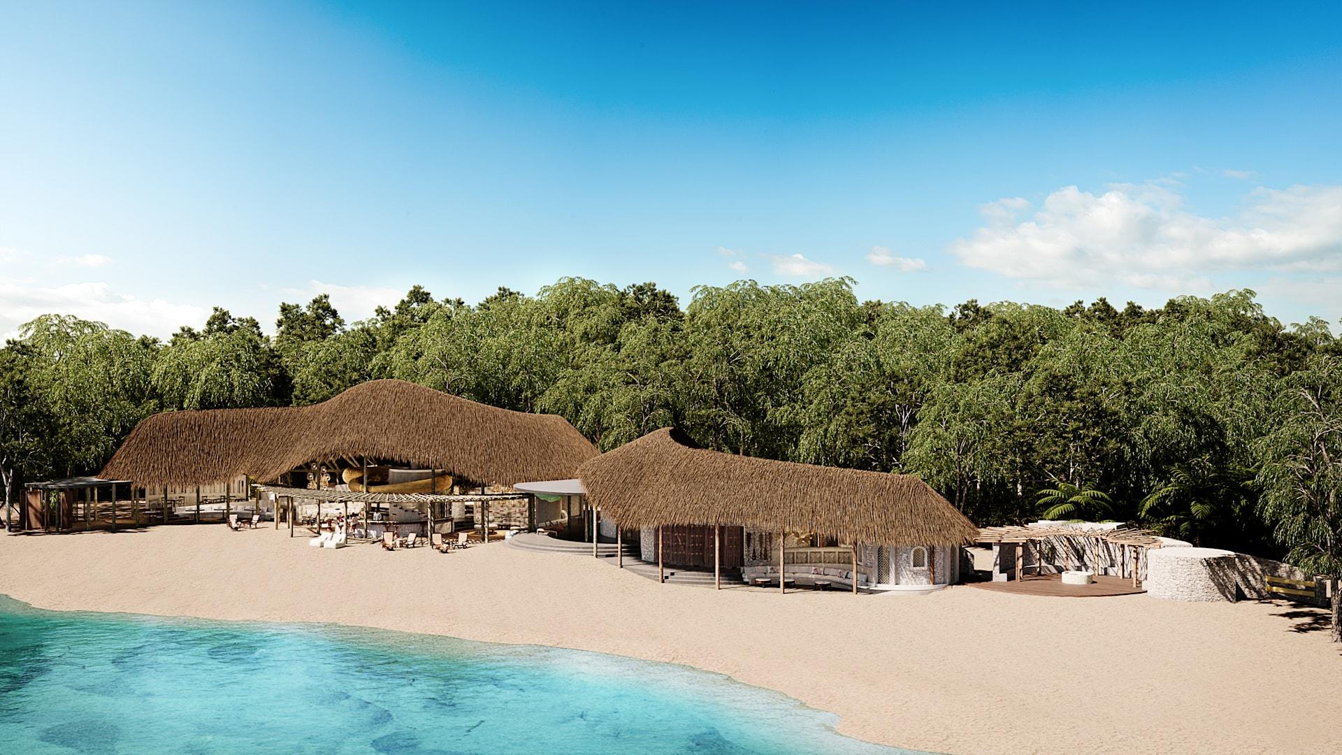zanzibar mnemba island guest area exterior view render 2