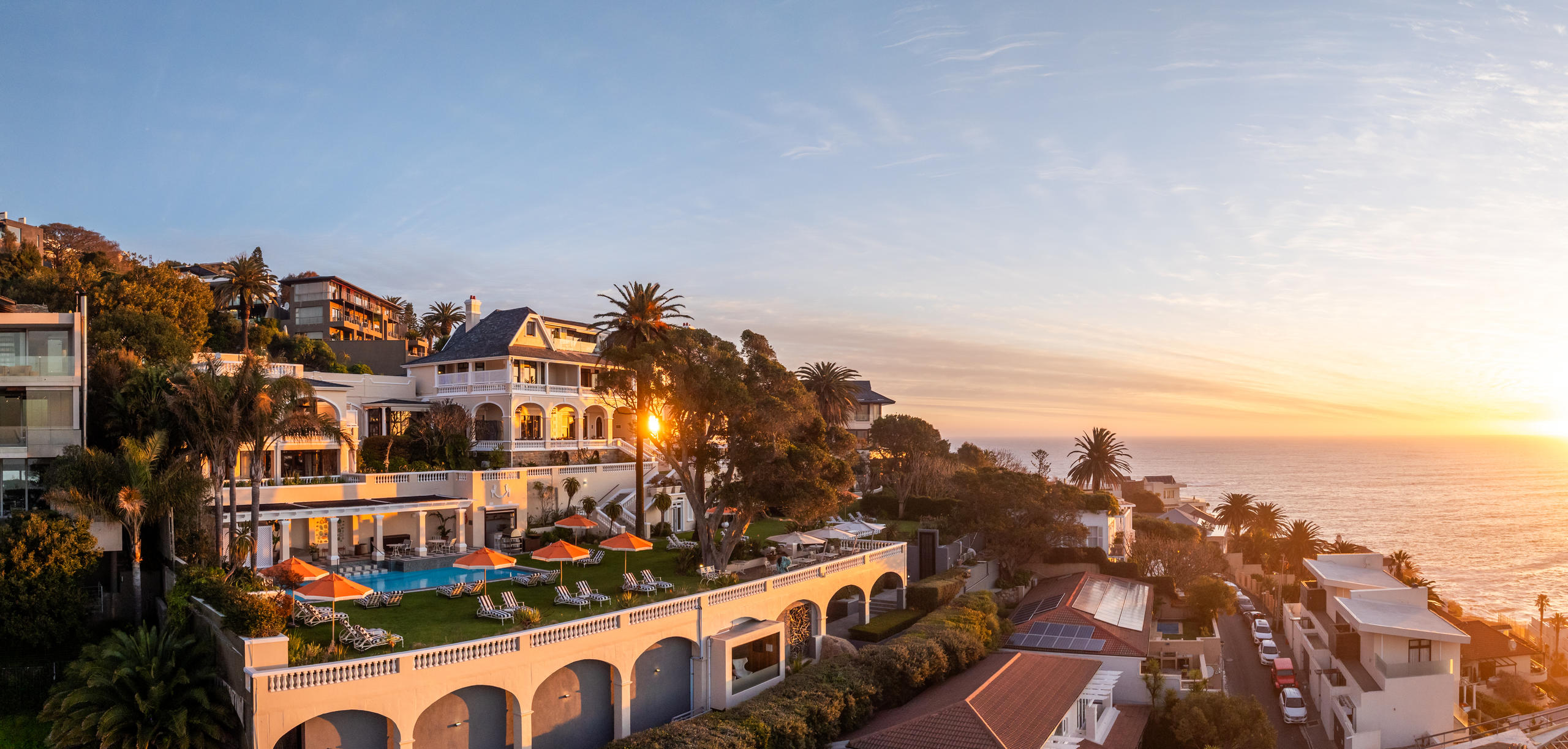 Ellerman House looking out to the Atlantic Ocean, Cape Town, South Africa