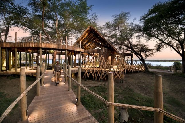Main area at Africa Bush Camps Lolebezi, Lower Zambezi National Park, Zambia