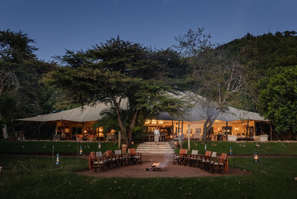 Main area at Cottar's 1920s, Greater Masai Mara, Kenya
