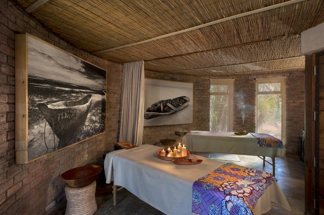 Spa treatment centre at Thorntree River Lodge, Mosi-Oa-Tunya National Park, Zambia
