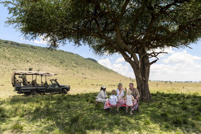 Picnic at Angama Mara, Masai Mara, Kenya 