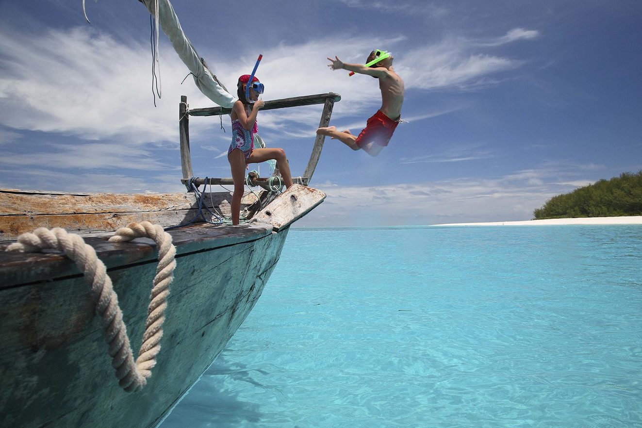 andBeyond Mnemba Island, &Beyond, Zanzibar, Family Safari