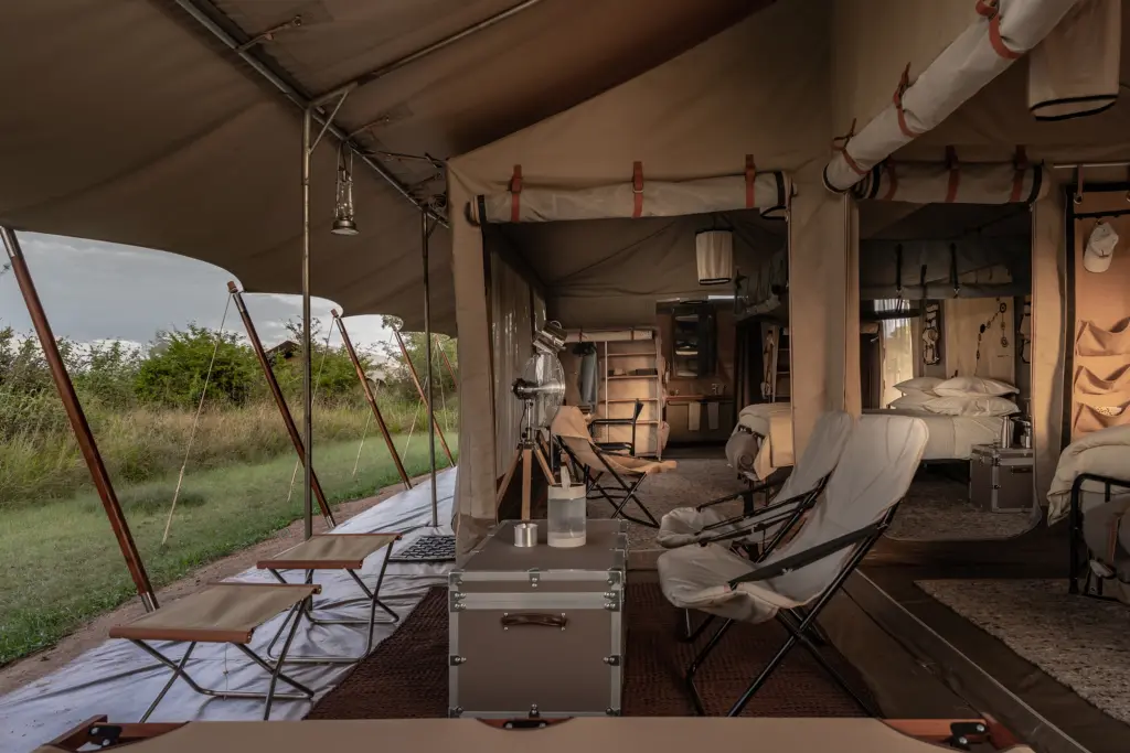 Luxury tent, Singita Explore