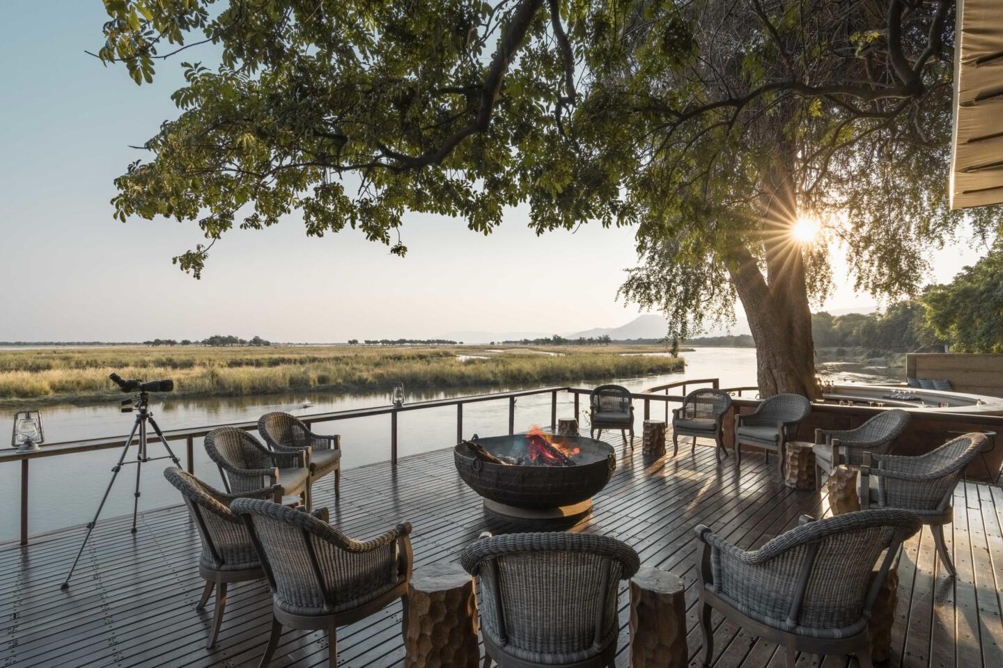 Green Safaris Sausage Tree Camp, Lower Zambezi National Park, Zambia