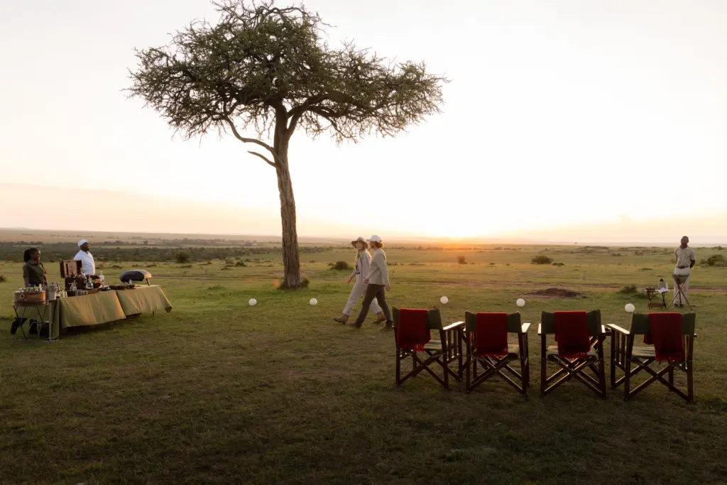 Sundowern drinks, luxury safaris, Ishara Mara, Ishara pizza stop.